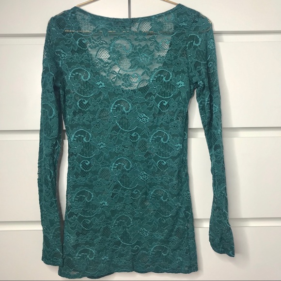 Talula Floral Mesh Long Sleeve - Picture 5 of 5